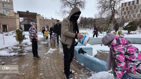 جشنواره آدم برفی در کارخانه کبریت