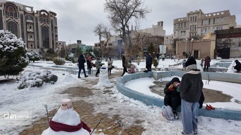 جشنواره آدم برفی در کارخانه کبریت