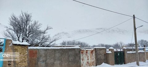 رخ برفیروستای حاج سیران دهستان قره پشتلوی پایین شهرستان زنجان
