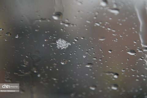 بارش برف زمستانی در ساری