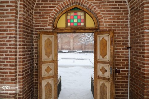 بارش برف سنگین در اردبیل