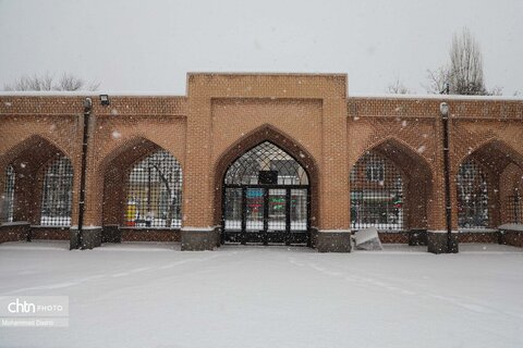 بارش برف سنگین در اردبیل