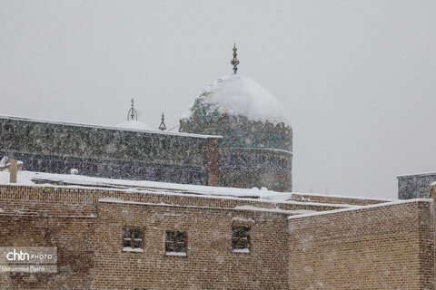 بارش برف سنگین در اردبیل