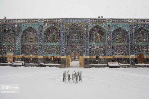 بارش برف سنگین در اردبیل