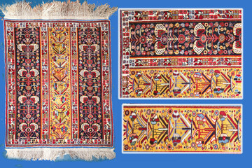 کاخ سیاستمدارانی که با فرش ایرانی تزئین شده است