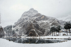 تاق‌بستان برفی زیبا و باشکوه