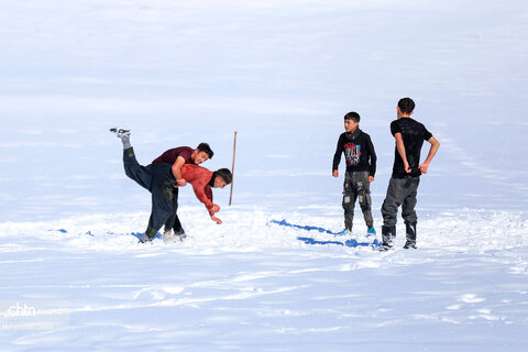 تیوپ سواری و تفریحات زمستانی در اردبیل