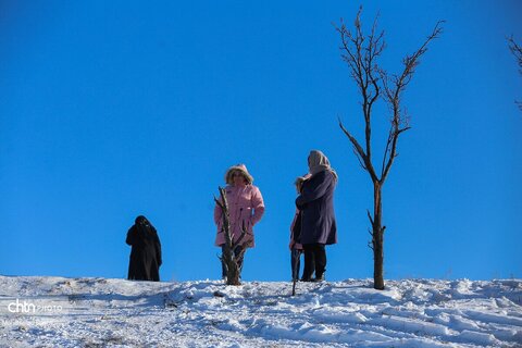 تیوپ سواری و تفریحات زمستانی در اردبیل