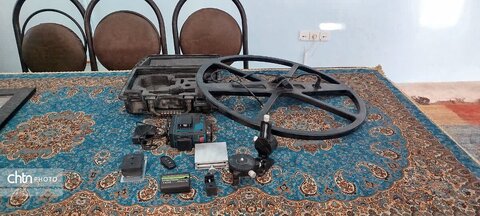 کشف‌وضبط یک دستگاه فلزیاب در شهرستان بافت