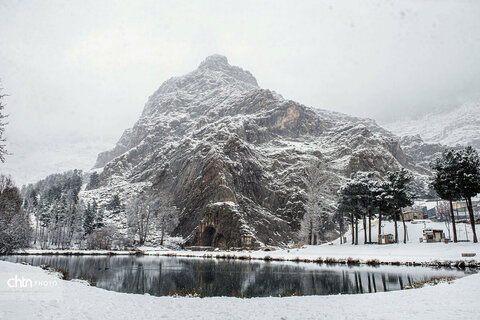 تاق‌بستان برفی زیبا و باشکوه