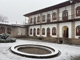 برف در بافت تاریخی استرآباد/گرگان