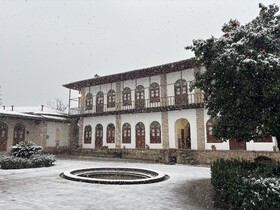 برف در بافت تاریخی استرآباد