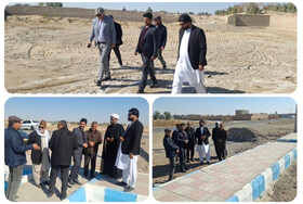 بازدید سرپرست بخشداری مرکزی هامون از روستای هدف گردشگری فیروزه‌ای / توسعه زیرساخت‌ها در دستور کار قرار گرفت