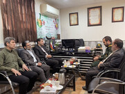 دیدار مدیرکل میراث‌فرهنگی قم با فرمانده حوزه بسیج کارمندان