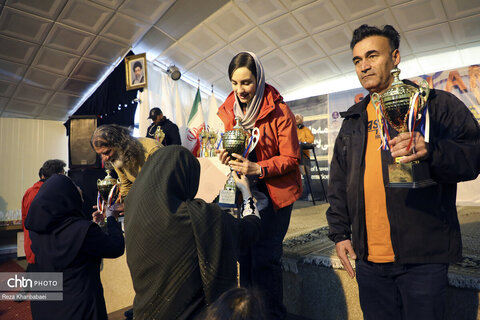 مراسم اختتامیه مسابقات اسکی آلپاین قهرمانی کشور