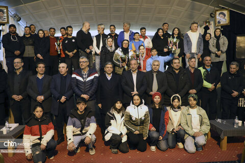 مراسم اختتامیه مسابقات اسکی آلپاین قهرمانی کشور