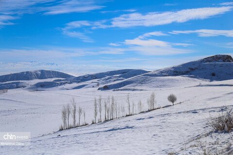 آبشار یخ زده «سردابه» اردبیل