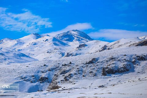 آبشار یخ زده «سردابه» اردبیل