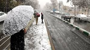 بارش پراکنده برف و باران در ۵ استان