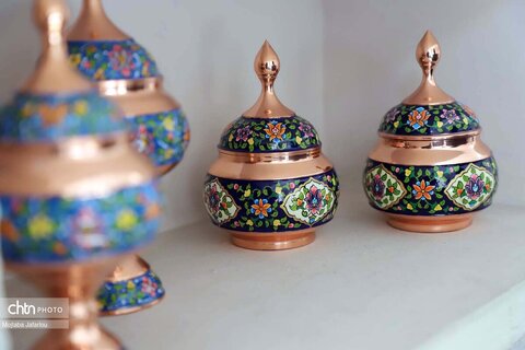 هنر میناکاری روی فلز مس