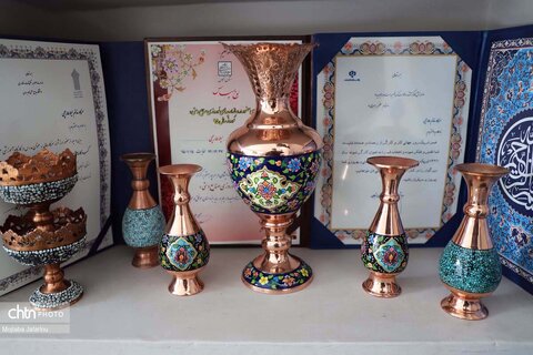 هنر میناکاری روی فلز مس