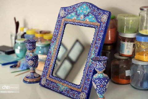 هنر میناکاری روی فلز مس