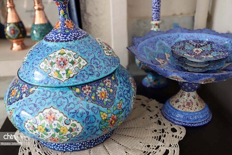 هنر میناکاری روی فلز مس