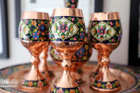 هنر میناکاری روی فلز مس