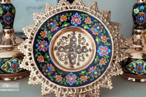 هنر میناکاری روی فلز مس