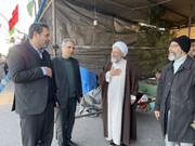 مدیرکل میراث‌فرهنگی قم از موکب‌های نیمه‌شعبان بازدید کرد