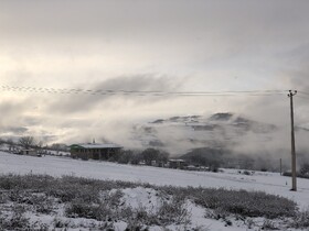 سفیدپوش شدن روستای کیارام