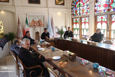 تجلیل از جانبازان اداره کل میراث فرهنگی آذربایجان شرقی همزمان با ویدیو کنفرانس با حضور وزیر میراث فرهنگی