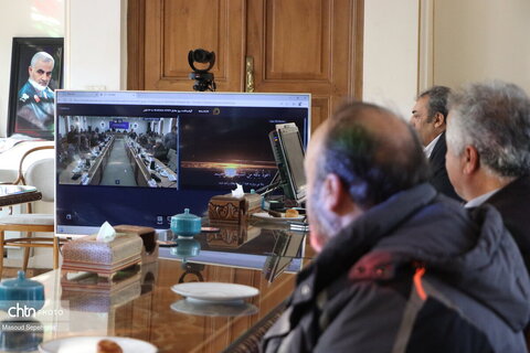 تجلیل از جانبازان اداره کل میراث فرهنگی آذربایجان شرقی همزمان با ویدیو کنفرانس با حضور وزیر میراث فرهنگی