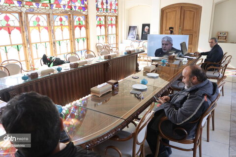 تجلیل از جانبازان اداره کل میراث فرهنگی آذربایجان شرقی همزمان با ویدیو کنفرانس با حضور وزیر میراث فرهنگی