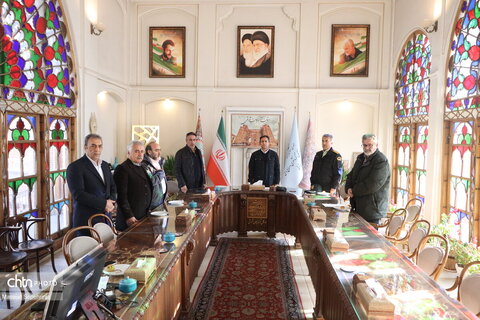 تجلیل از جانبازان اداره کل میراث فرهنگی آذربایجان شرقی همزمان با ویدیو کنفرانس با حضور وزیر میراث فرهنگی