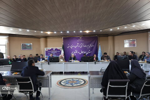 حضور آقای ندایی در آیین تکریم و معارفه مدیرکل میراث‌فرهنگی، گردشگری و صنایع‌دستی چهارمحال و بختیاری