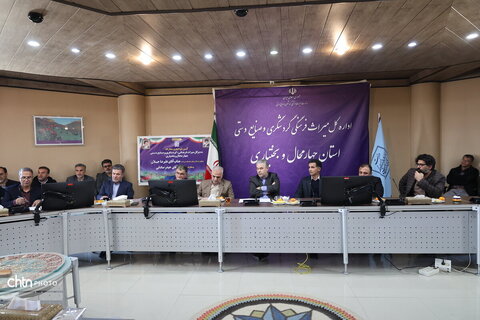 حضور آقای ندایی در آیین تکریم و معارفه مدیرکل میراث‌فرهنگی، گردشگری و صنایع‌دستی چهارمحال و بختیاری