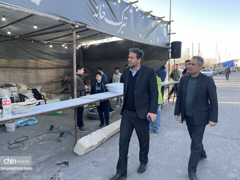 بازدید از موکب های نیمه شعبان در قم