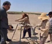 لایروبی قنات تاریخی حصارک ورامین آغاز شد