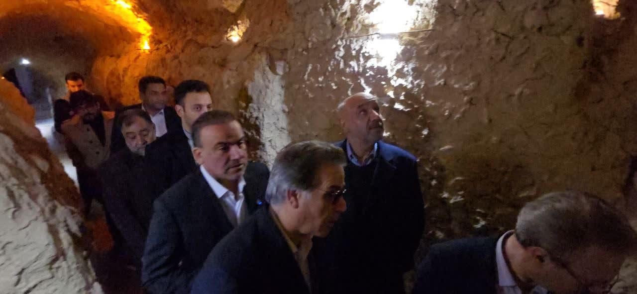 بازدید وزیر تعاون، کار و رفاه اجتماعی از قنات جهانی قصبه گناباد