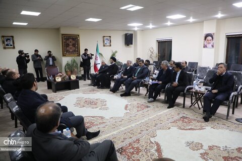 دیدار وزیر میراث فرهنگی،گردشگری و صنایع دستی با نماینده ولی فقیه در استان و امام جمعه اردبیل