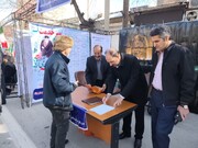 برپایی غرفه صنایع‌دستی و میز خدمت میراث‌فرهنگی در مراسم نیمه شعبان در کرمانشاه