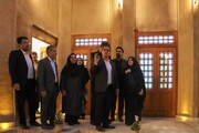 بازدید مشاور وزیر میراث فرهنگی از بوتیک هتل آزورا در یزد 