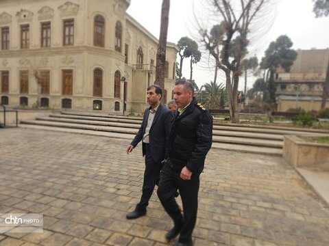 بازدید فرمانده یگان حفاظت میراث‌فرهنگی کشور از موزه‌های آبگینه و هنرهای ملی