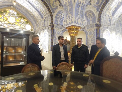 بازدید فرمانده یگان حفاظت میراث‌فرهنگی کشور از موزه‌های آبگینه و هنرهای ملی