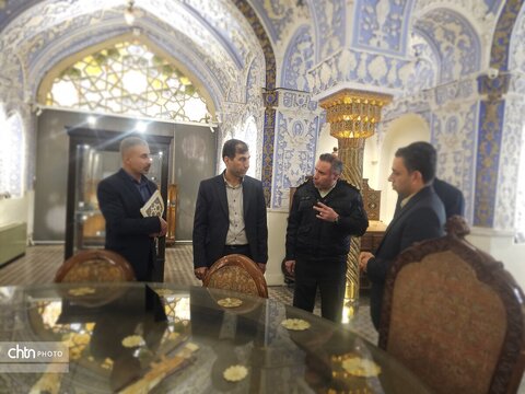 بازدید فرمانده یگان حفاظت میراث‌فرهنگی کشور از موزه‌های آبگینه و هنرهای ملی