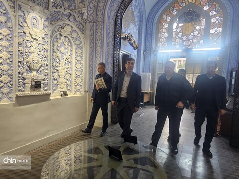 بازدید فرمانده یگان حفاظت میراث‌فرهنگی کشور از موزه‌های آبگینه و هنرهای ملی