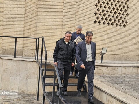 بازدید فرمانده یگان حفاظت میراث‌فرهنگی کشور از موزه‌های آبگینه و هنرهای ملی