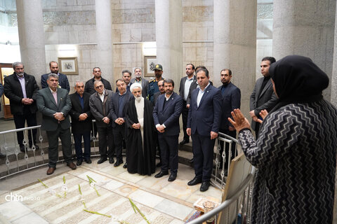 ادای احترام معاون حقوقی رئیس جمهوری به مقام ابوعلی سینا