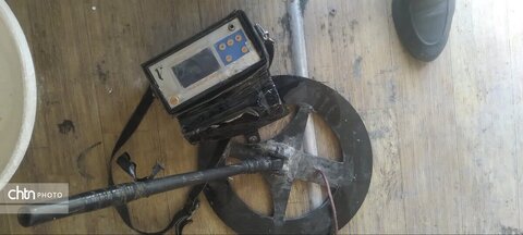 کشف‌وضبط یک دستگاه فلزیاب در شهرستان ارزوئیه